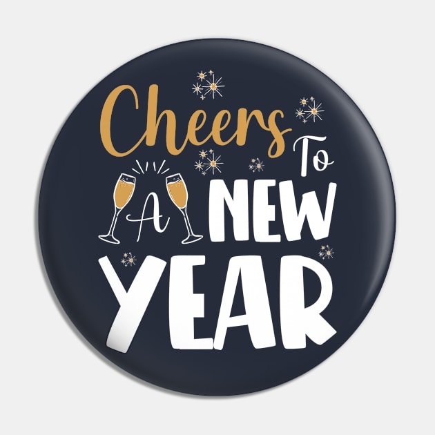 Xmas New Year Wishes Cheers 2023, Christmas Gift For Family Pin by EleganceSpace