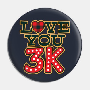 Love You 3K Pin