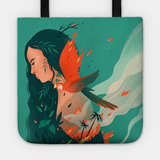 On fire Tote