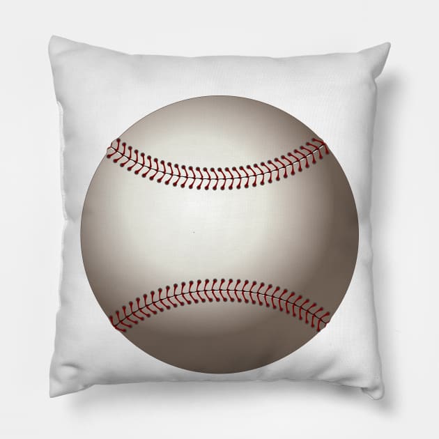 Baseball Pillow by Moses763