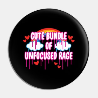 Pastel Goth Kawaii Punk Bundle Of Unfocused Rage Pin
