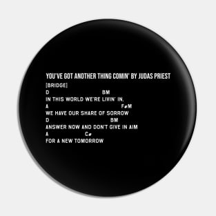 Youve Got Another Thing Comin Chords Lyrics Pin