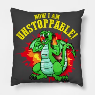 Angry Dragon Pillow