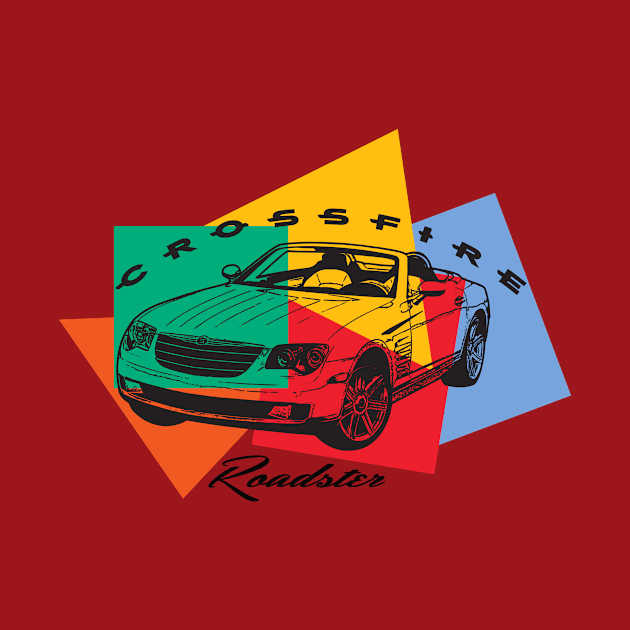 Crossfire Roadster Pop Art style by silvercloud