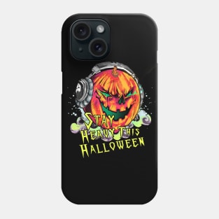 Halloween Pumpkin Headphones Stay Heavy This Halloween Phone Case