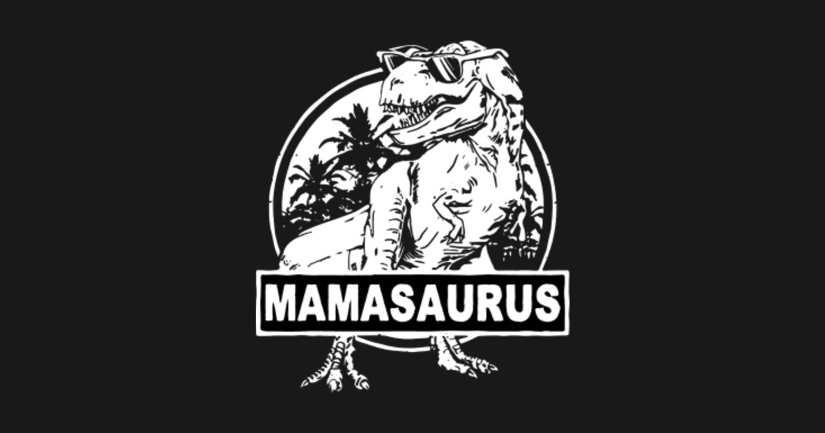 Download Mamasaurus Limitied - Jurassic Park - Sticker | TeePublic