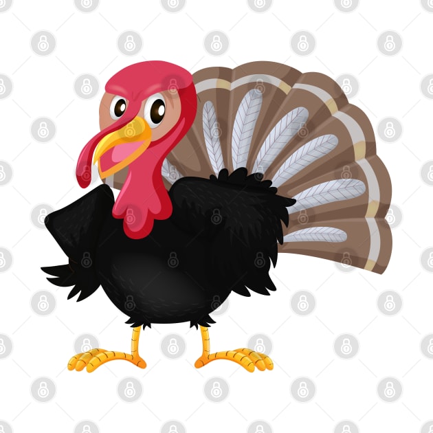 Cute Kawaii Turkey by IstoriaDesign