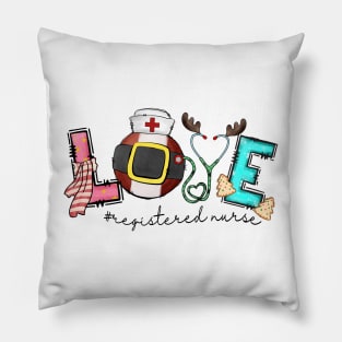 Nurse Christmas Pillow