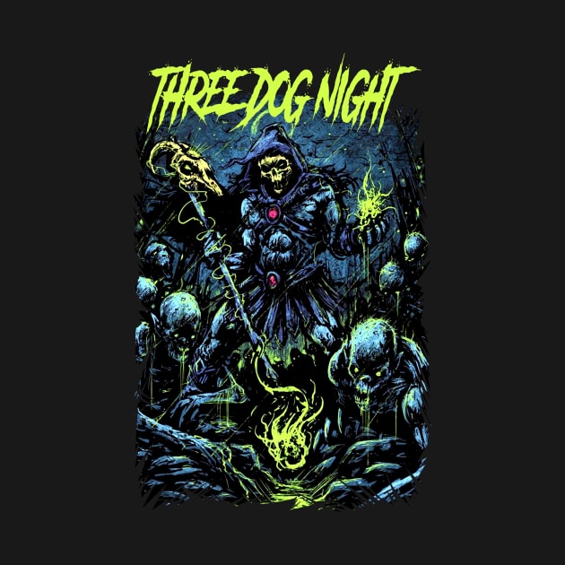 THREE DOG NIGHT BAND MERCHANDISE by Rons Frogss