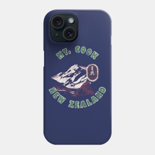 Mt. Cook New Zealand Vintage Phone Case