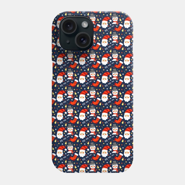 Funny Christmas Pattern Phone Case by SSK designs