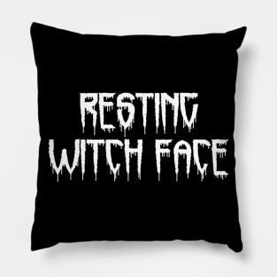 Resting Witch Face Pillow