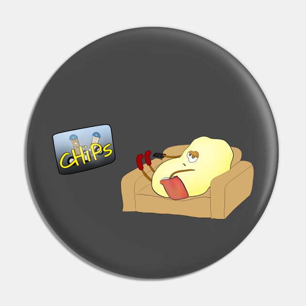 Couch potato Pin by shackledlettuce