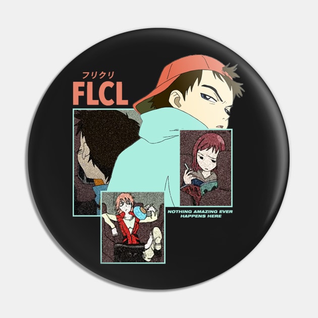 FLCL ''DEAD END'' V1 Pin by riventis66