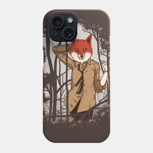 Hipster fox Phone Case