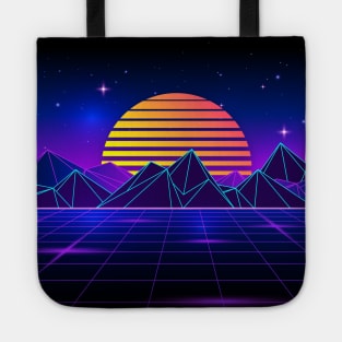 Dazzling Sunset Synthwave Tote