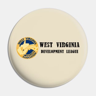 WV Development League - Black Font Pin