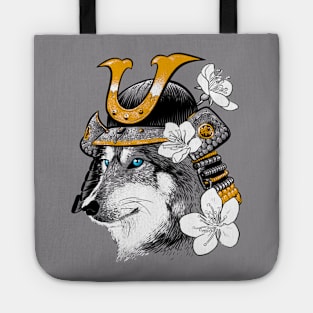 Samurai Wolf Tote