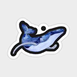 WHALE - SALT WATERCOLOR WHALE Magnet