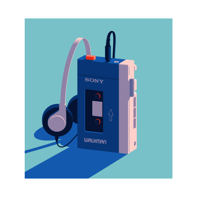 80's gadgets num.1 by Ricard Jorge illustration