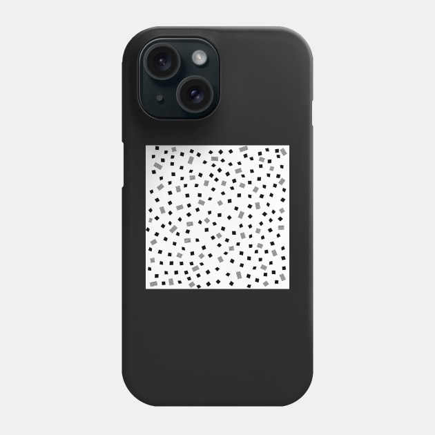 Black and white Pattern Phone Case by OneLook