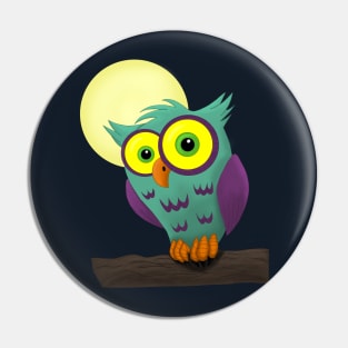 Night Owl Pin