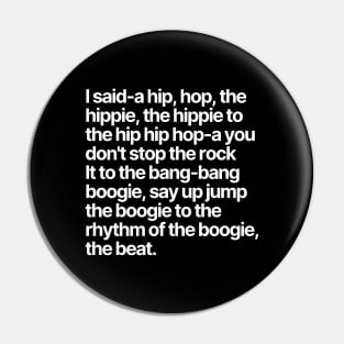 Hip Hop Lyrics Pin