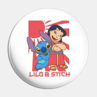 Lilo & Stich Retro Japanese Pin