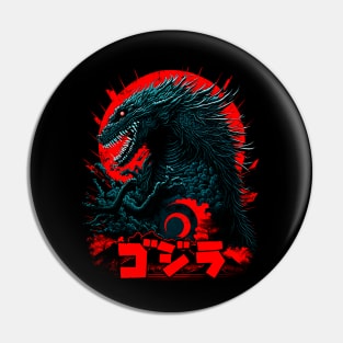 Gojira in Japan Pin