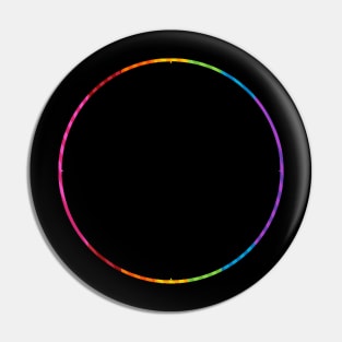 Round Rainbow IV Pin