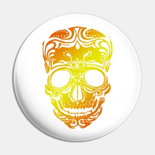 Gold Skull Pin