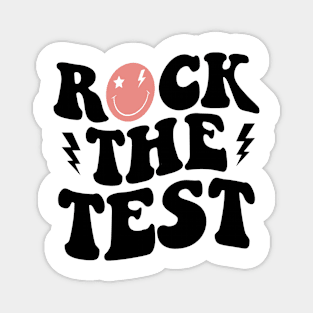 Rock The Test Shirt, Teacher Shirt, Teacher Testing, Teacher Tshirt, Teacher Shirts, Funny Teacher Shirt, Motivational Teacher Magnet