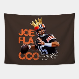 Joe King Flacco Browns Tapestry