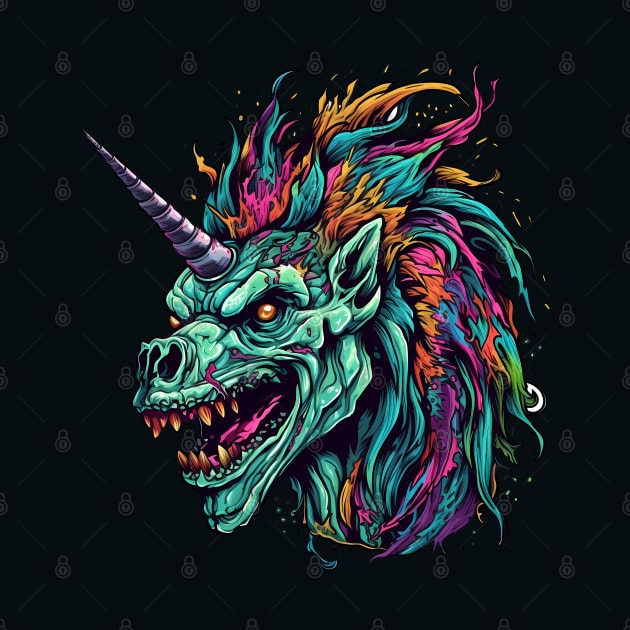 Zombie Unicorn by Czajnikolandia