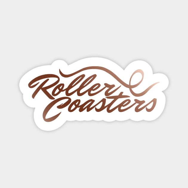 Roller Coasters Magnet by JFells