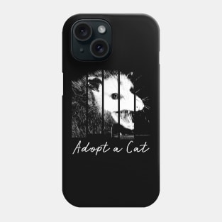 Adopt a Cat Opossum Phone Case