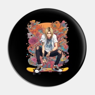 Skater Boy Pin