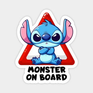 Monster on Board Magnet