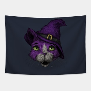 Cat Witch Tapestry