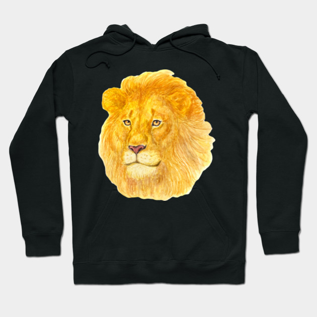 lion face hoodie