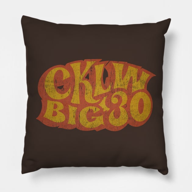 Vintage 90s CKLW Fm Radio Pillow by provokta art.directory