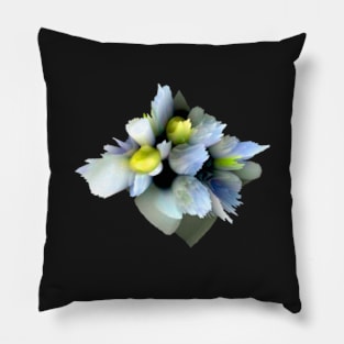 pastel spring floral composition abstract 3d digital painting Pillow