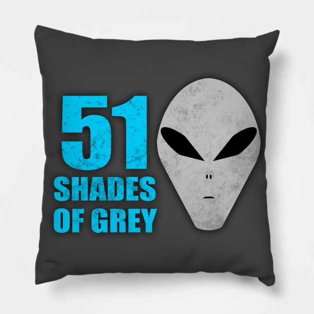 51 Shades of Grey Pillow by Scar