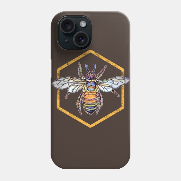 Vintage Honey Bee Phone Case by ThisIsNotAnImageOfLoss