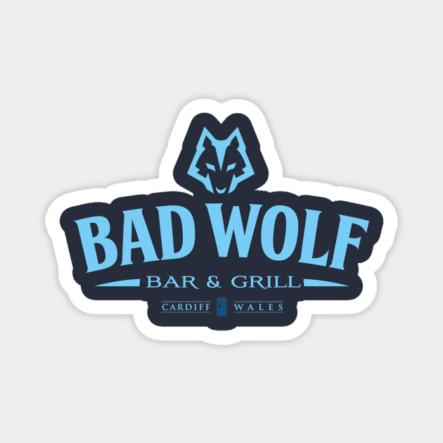 Bad Wolf Bar and Grill Magnet by MindsparkCreative