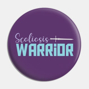 Scoliosis Warrior Pin