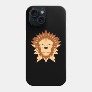 Geometric lion Phone Case