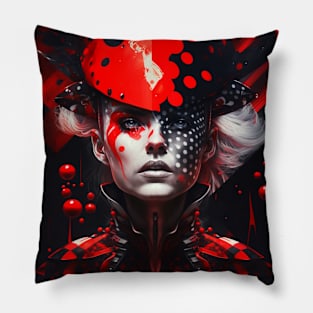 Mushroom girl 9 Pillow