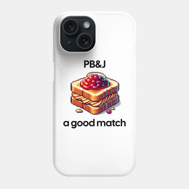 Peanut Butter And Jelly Toast Kawaii Breakfast Yummy Vintage Sandwich Phone Case by Flowering Away