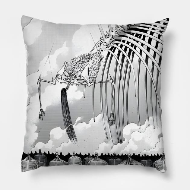 aot war Pillow by theblack futur